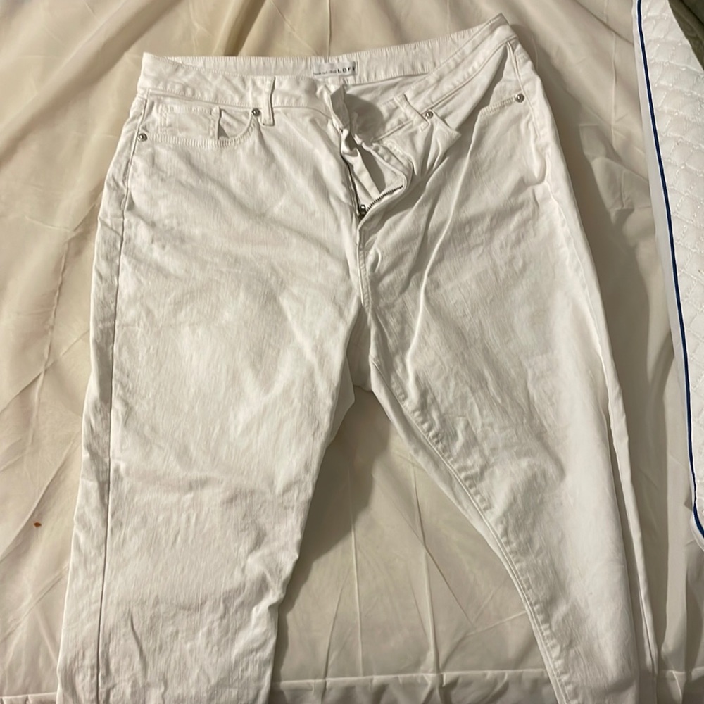 Loft white jeans